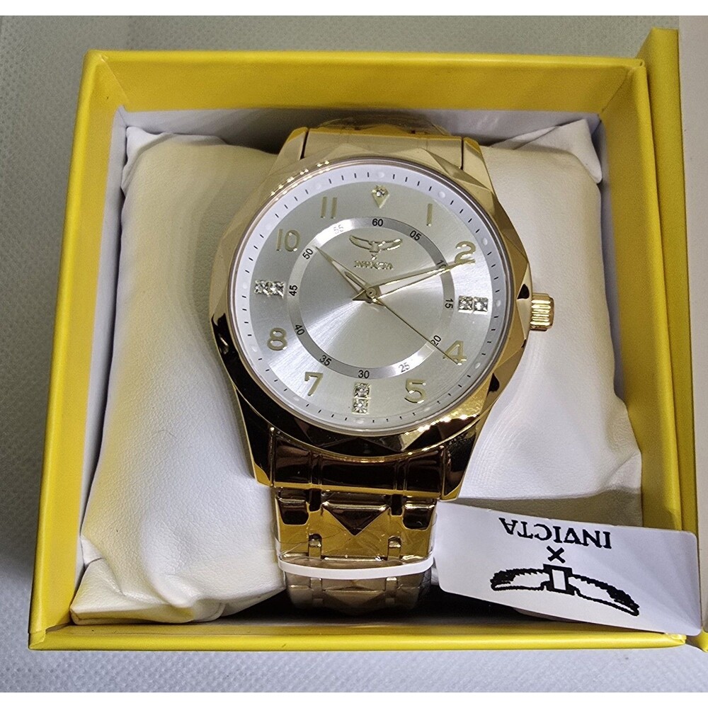Invicta Specialty I by Invicta Men's Watch 41mm White Dial Gold 69018 Brand New